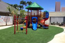 Synthetic Turf International SoftLawn Playground Safety Surface System
