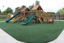 Synthetic Turf International SoftLawn Playground Safety Surfacing System