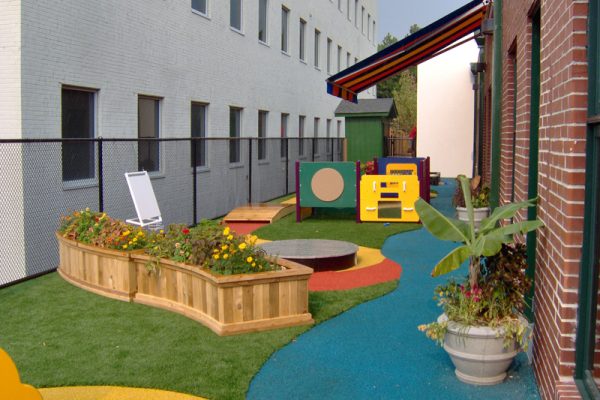 Synthetic Turf International SoftLawn Playground Safety Surfacing Artificial Grass