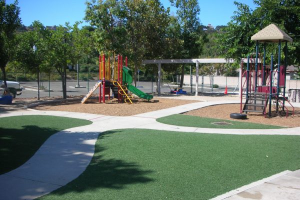 Synthetic Turf International SoftLawn Playground Safety Surfacing Artificial Grass