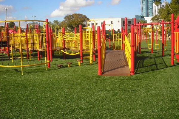 Synthetic Turf International SoftLawn Playground Safety Surfacing Artificial Grass