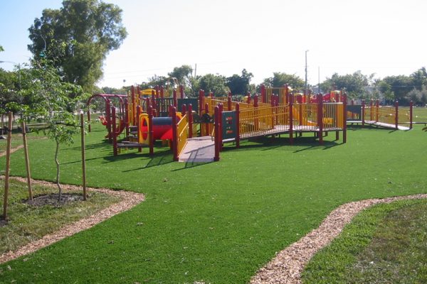 Synthetic Turf International SoftLawn Playground Safety Surfacing Artificial Grass