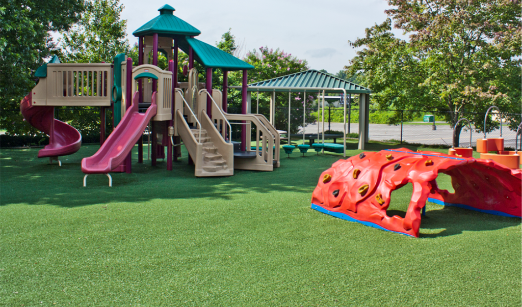 Synthetic Turf International SoftLawn Playground