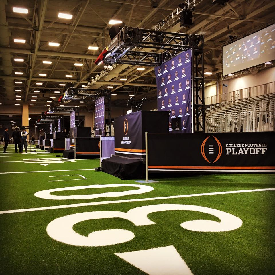 College Football Playoff Fan Central Event Synthetic Turf International