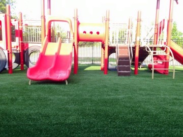 SoftLawn Emerald Rye ® | STI Playground Turf Installation