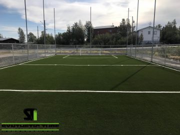 Sports Field Synthetic Turf Application