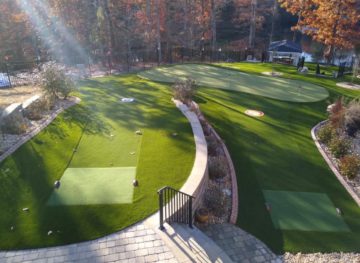 Overview of the Atlanta KC putting green.
